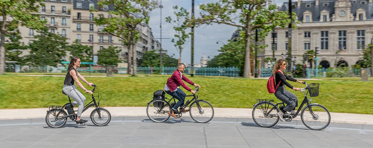 Favoriser la distanciation sociale à vélo électrique