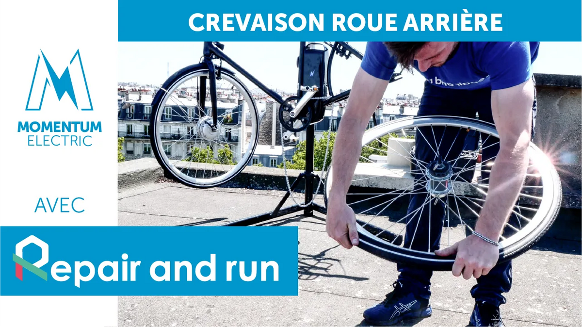 Réparer une crevaison arrière