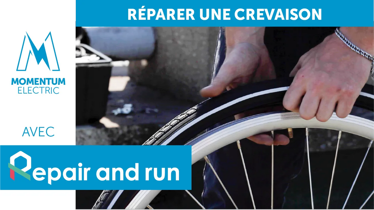 Réparer une crevaison avant