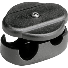 Paire d'attaches fixe Porte-Bagage Klickfix KORBfix II Noir - Momentum Electric