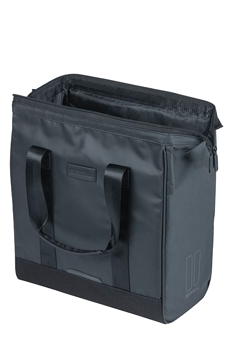 Sacoche vélo Grand Tarpaulin Bicycle Shopper BASIL - Momentum Electric