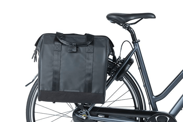 Sacoche vélo Grand Tarpaulin Bicycle Shopper BASIL - Momentum Electric