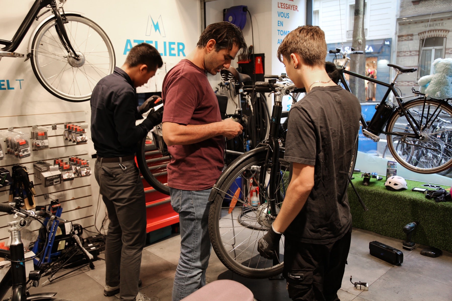 Atelier vélo toutes marques rue d'Alésia