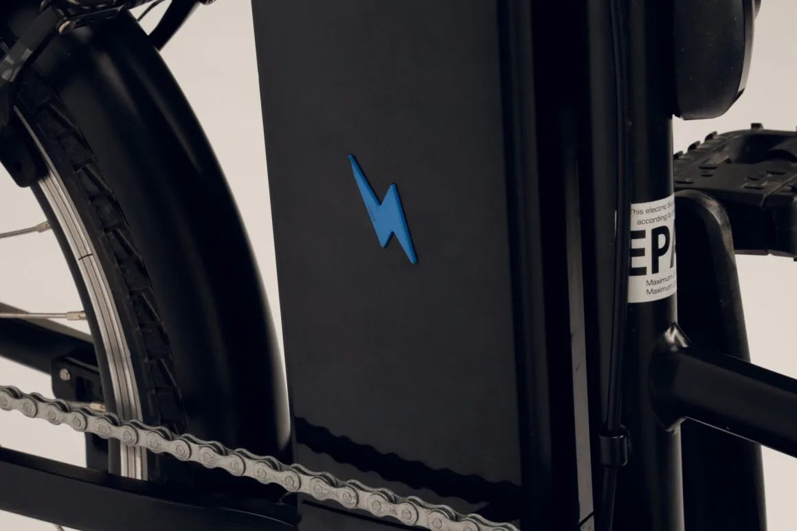 Batterie sur un vélo Momentum Electric